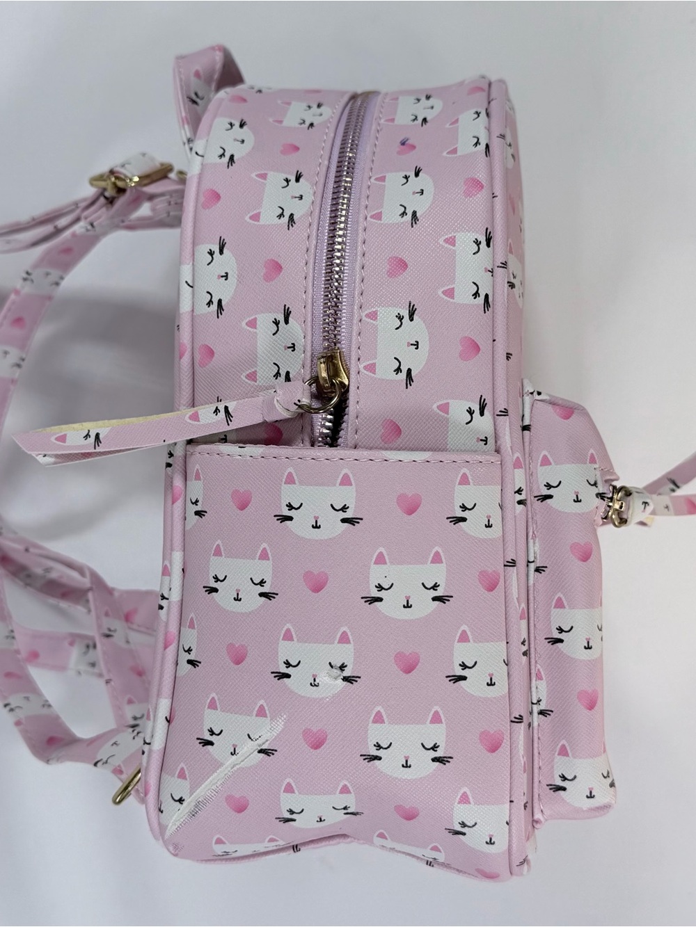 Under One Sky Kitty & Hearts Mini Backpack - Picture 4 of 13
